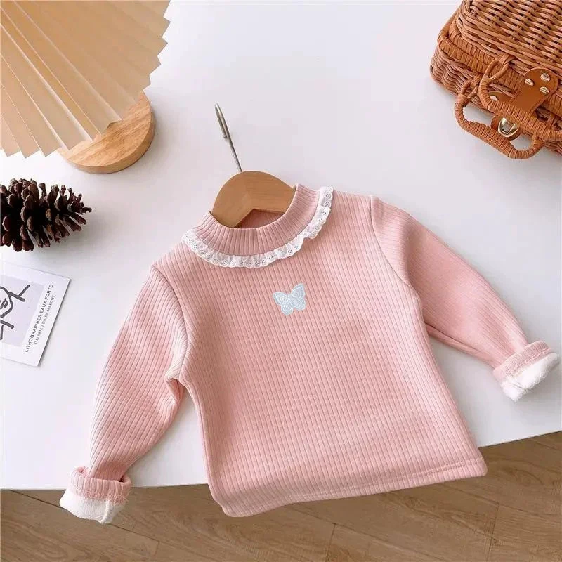 Jersey infantil acolchado de lana con lazo para niño