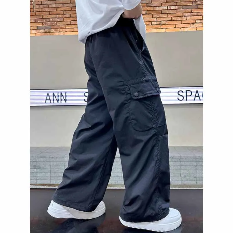 Pantalones de pierna ancha finos para verano