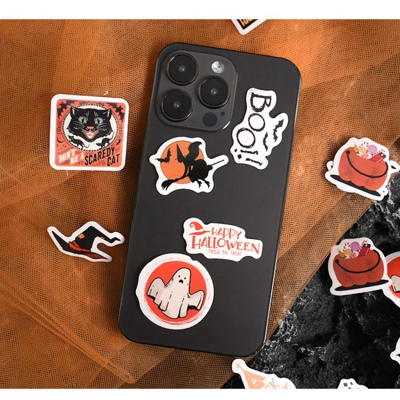 Caja manualidades Halloween niños con pegatinas graffiti y calcomanías - imagen 4