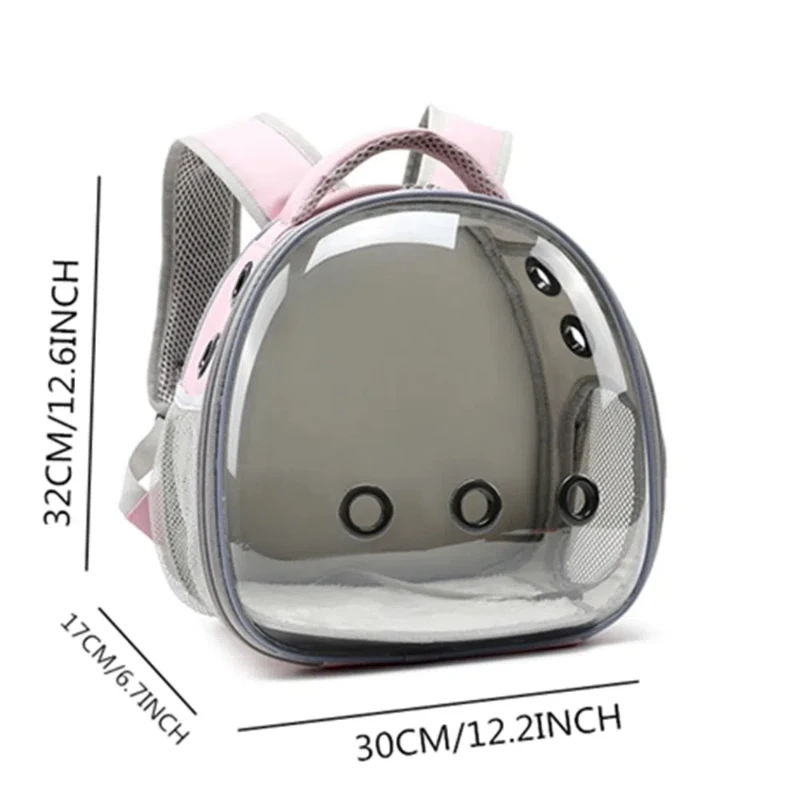 Transportín ligero para mascotas pequeñas tipo mochila ventilada - imagen 4
