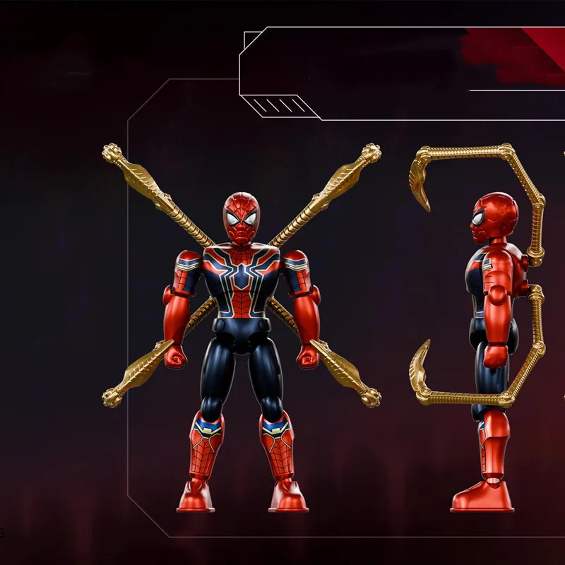 ZD Figura de acción Araña del Hierro y War Machine para niños - imagen 2
