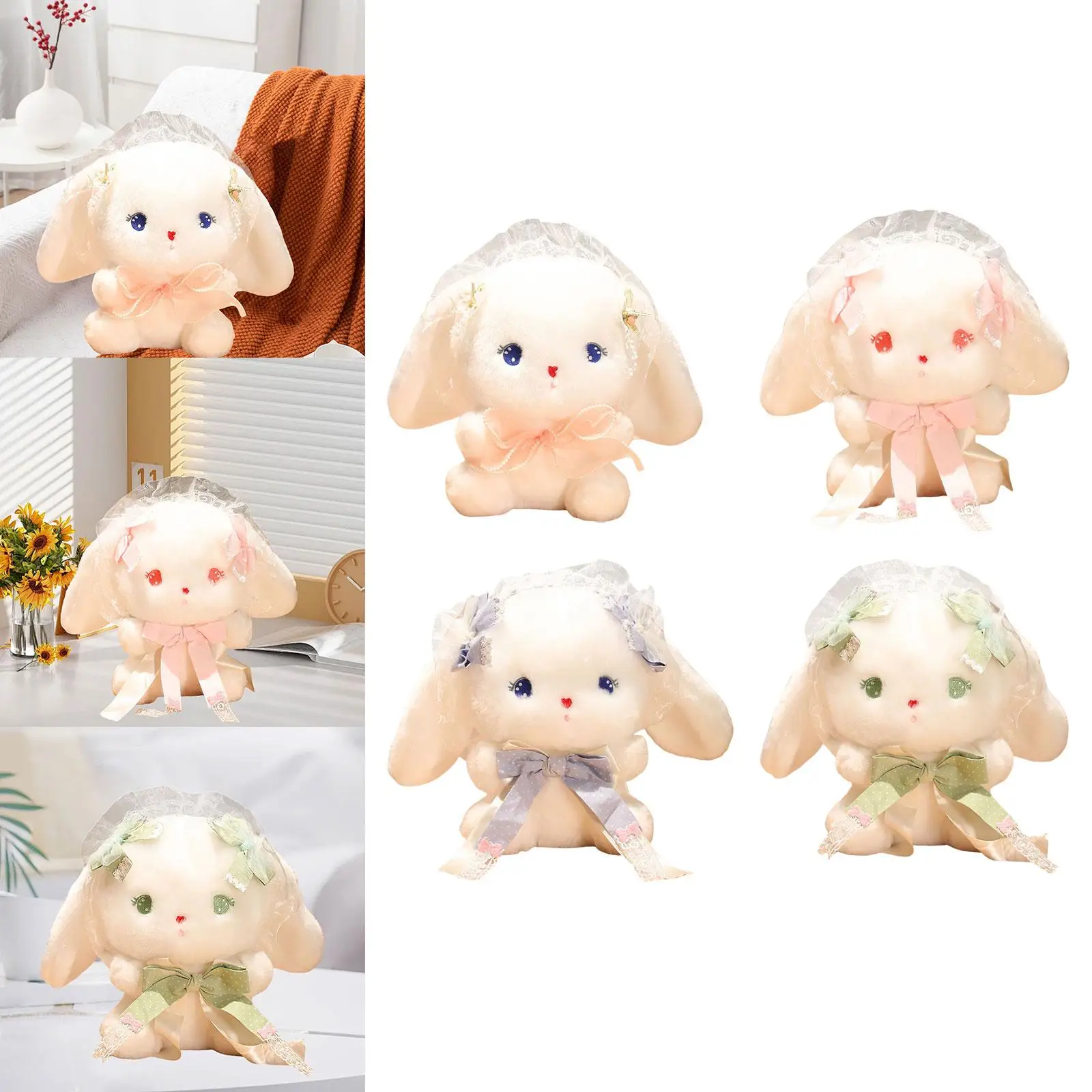 Peluche conejito para habitación infantil, figura suave regalo - imagen 2