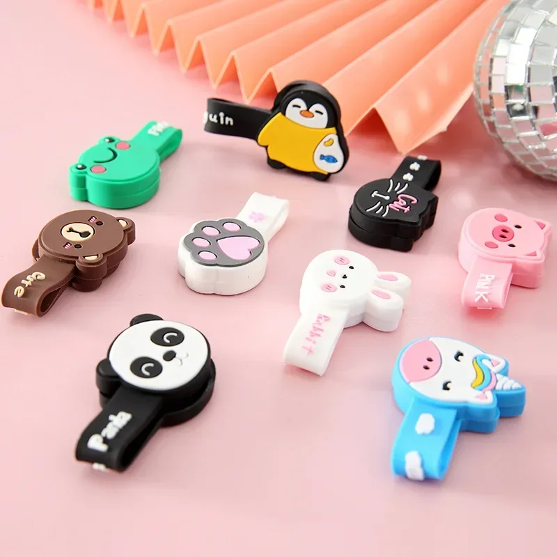 Organizador magnético de cables para escritorio con clips y envoltura - imagen 3