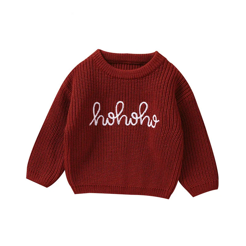 MILANCEL jersey de invierno para bebé tejido punto con letras - imagen 2