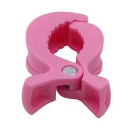 Gancho para accesorios de cochecito de bebé con clip cocodrilo