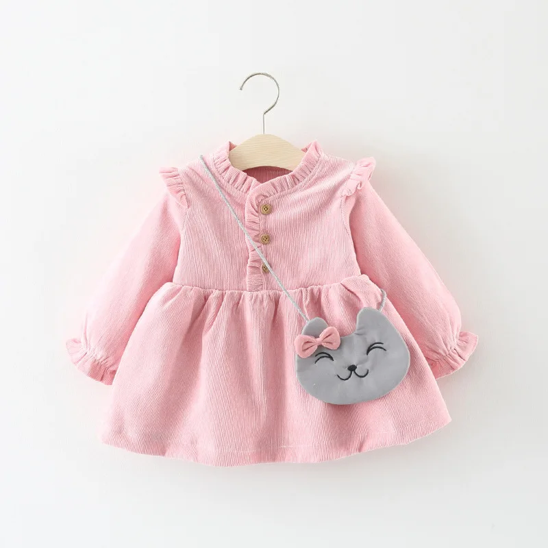 Vestido de pana para niña – Cálido y suave para otoño e invierno - imagen 3