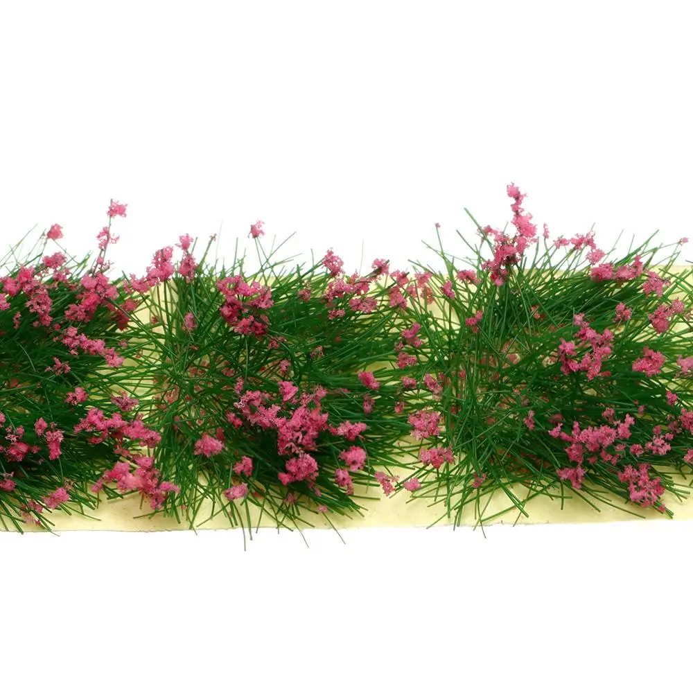 Kit DIY de paisaje en miniatura estático con hierba y flores - imagen 5