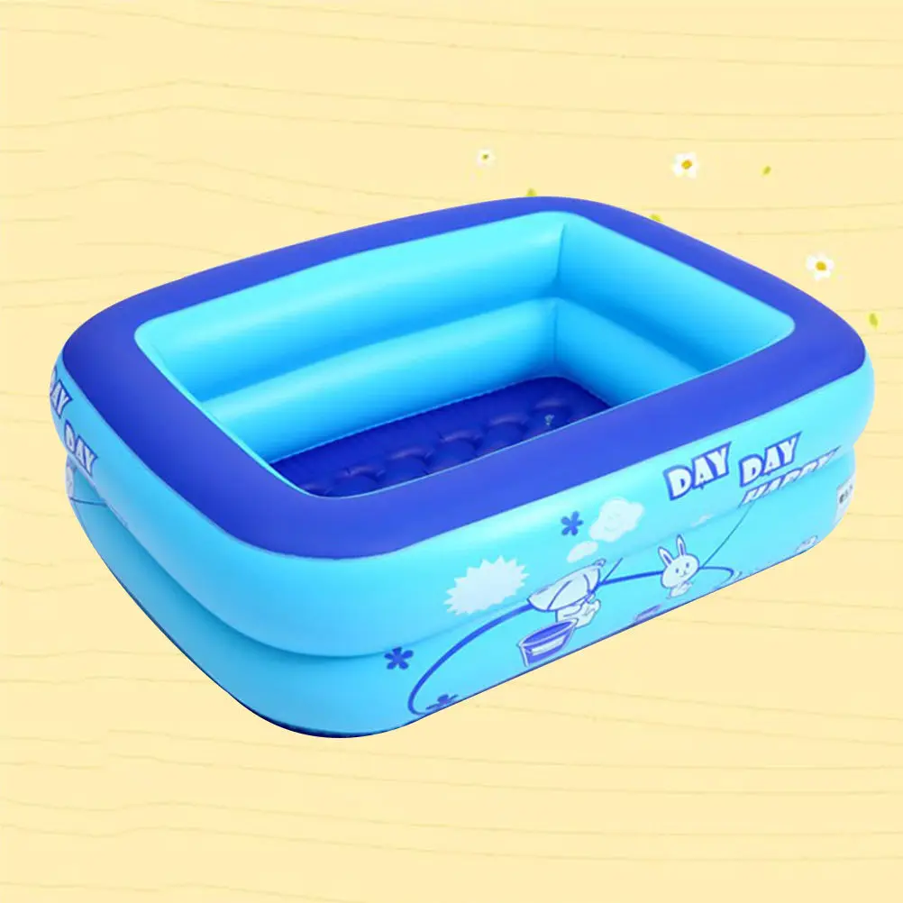 Bañera inflable para bebés antideslizante con dibujos animados - imagen 2
