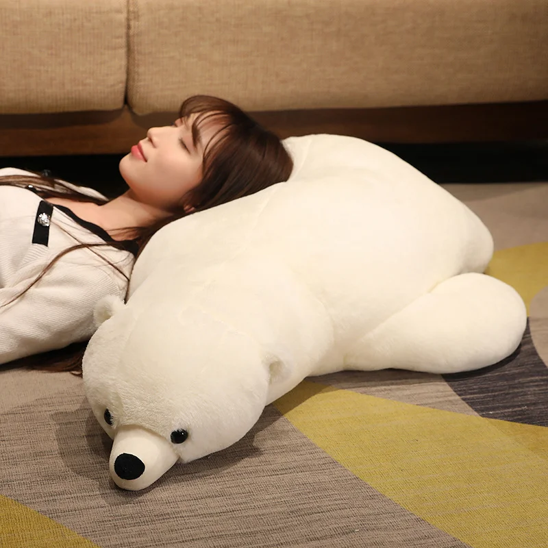 Oso Polar blanco gigante con textura suave