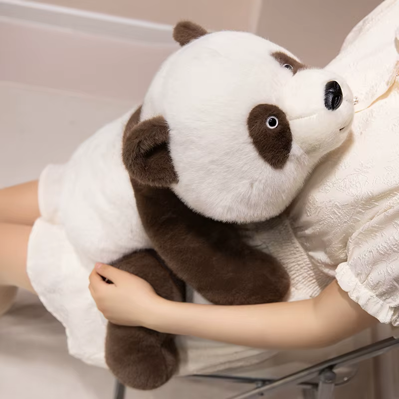 Peluche Panda tumbado 30-55 cm - cojín suave para regalos de Navidad - imagen 2