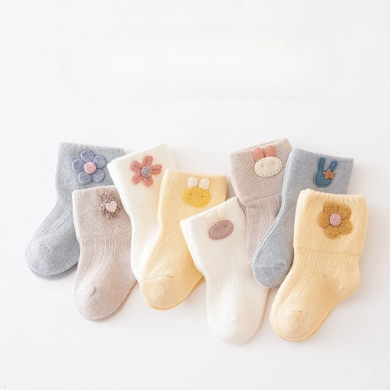 Calcetines bebé finos de algodón para primavera y otoño – Kawaii - imagen 4