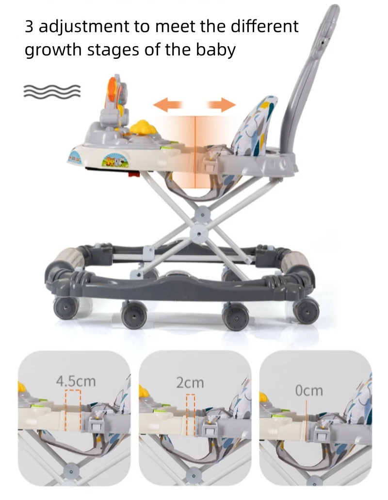 Andador plegable para facilitar guardado
