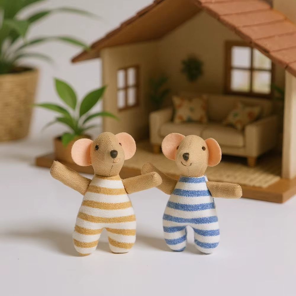 Peluche ratón suave para niños, regalo de cumpleaños - imagen 2