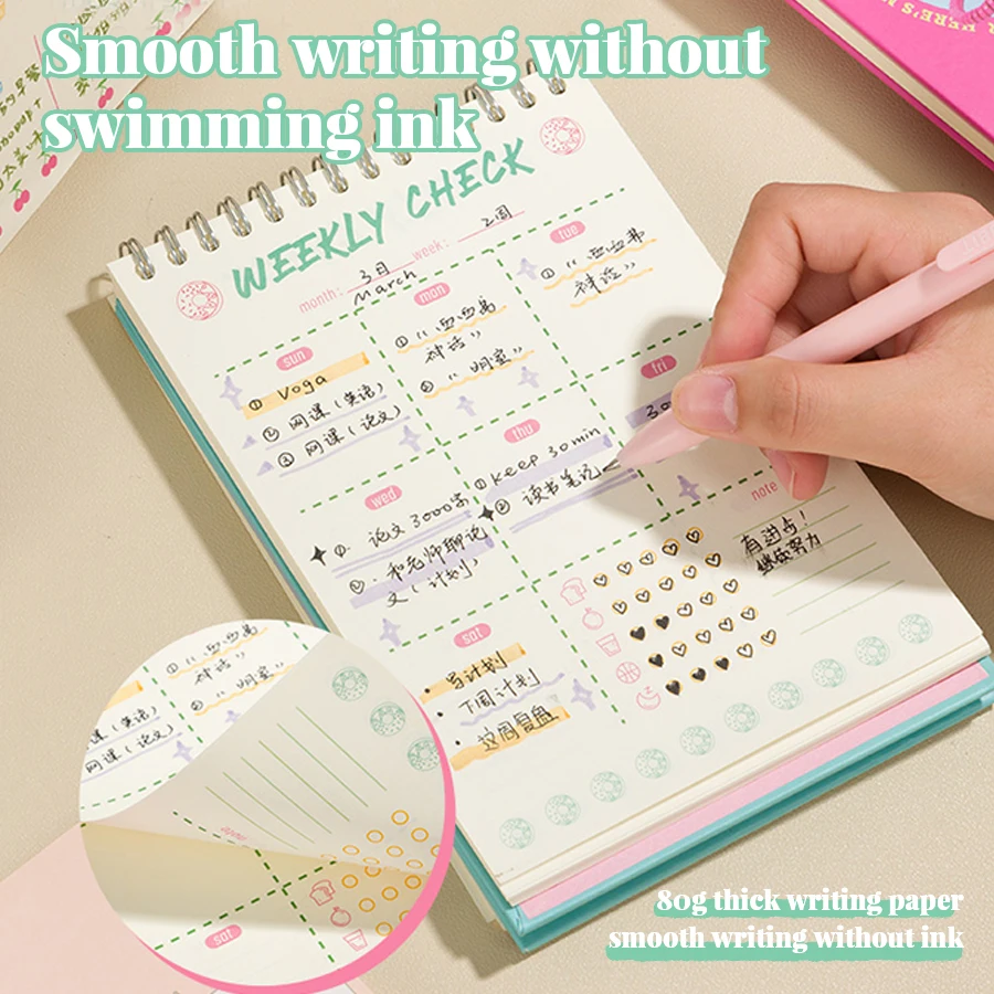 Cuaderno planificador de gestión del tiempo – spiral para estudiantes - imagen 3