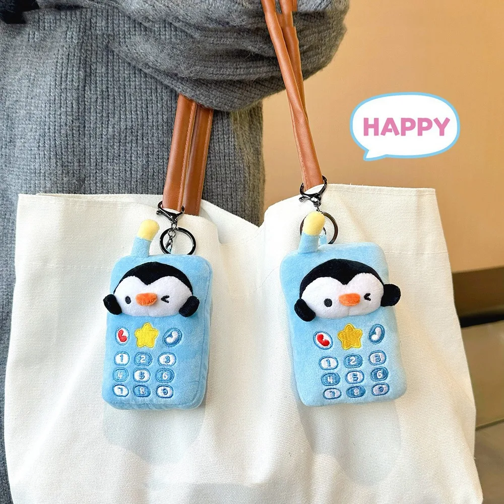 Llavero de peluche pingüino suave infantil para mochila y llaves - imagen 5