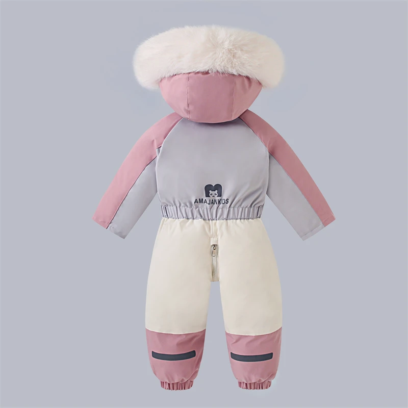 Mono de esquí de invierno para bebé – Terciopelo cálido