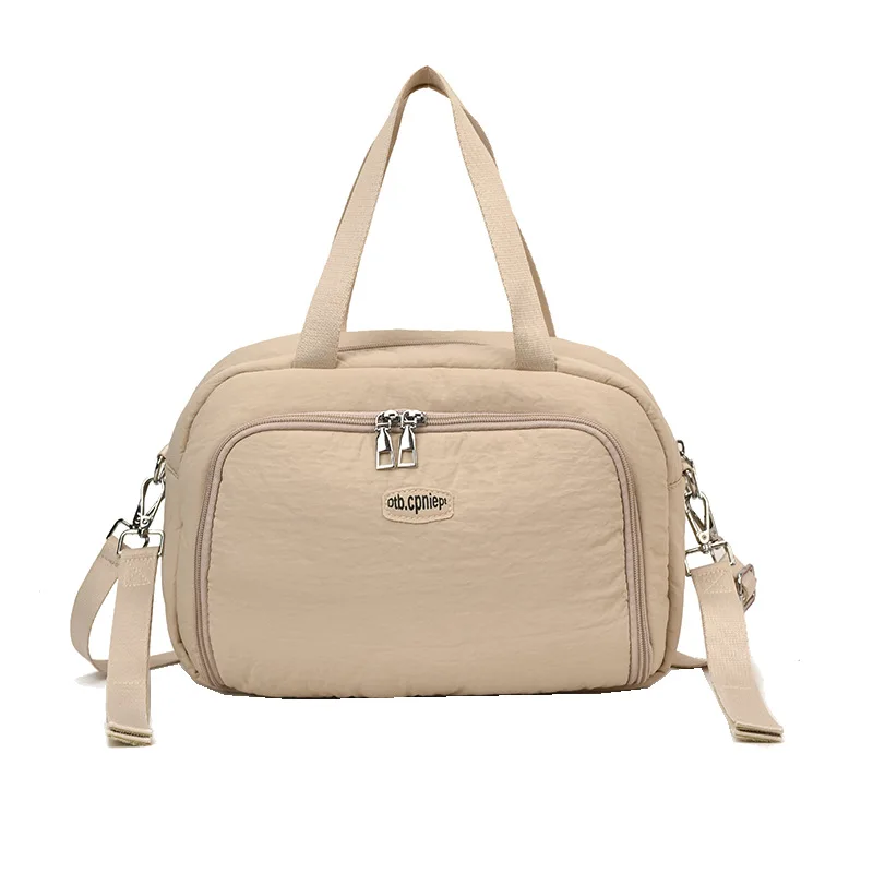 Bolsa maternal de gran capacidad con correas para cochecito
