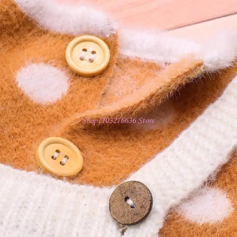 Conjunto de recién nacido para fotos con tirantes y sombrero ciervo - imagen 2