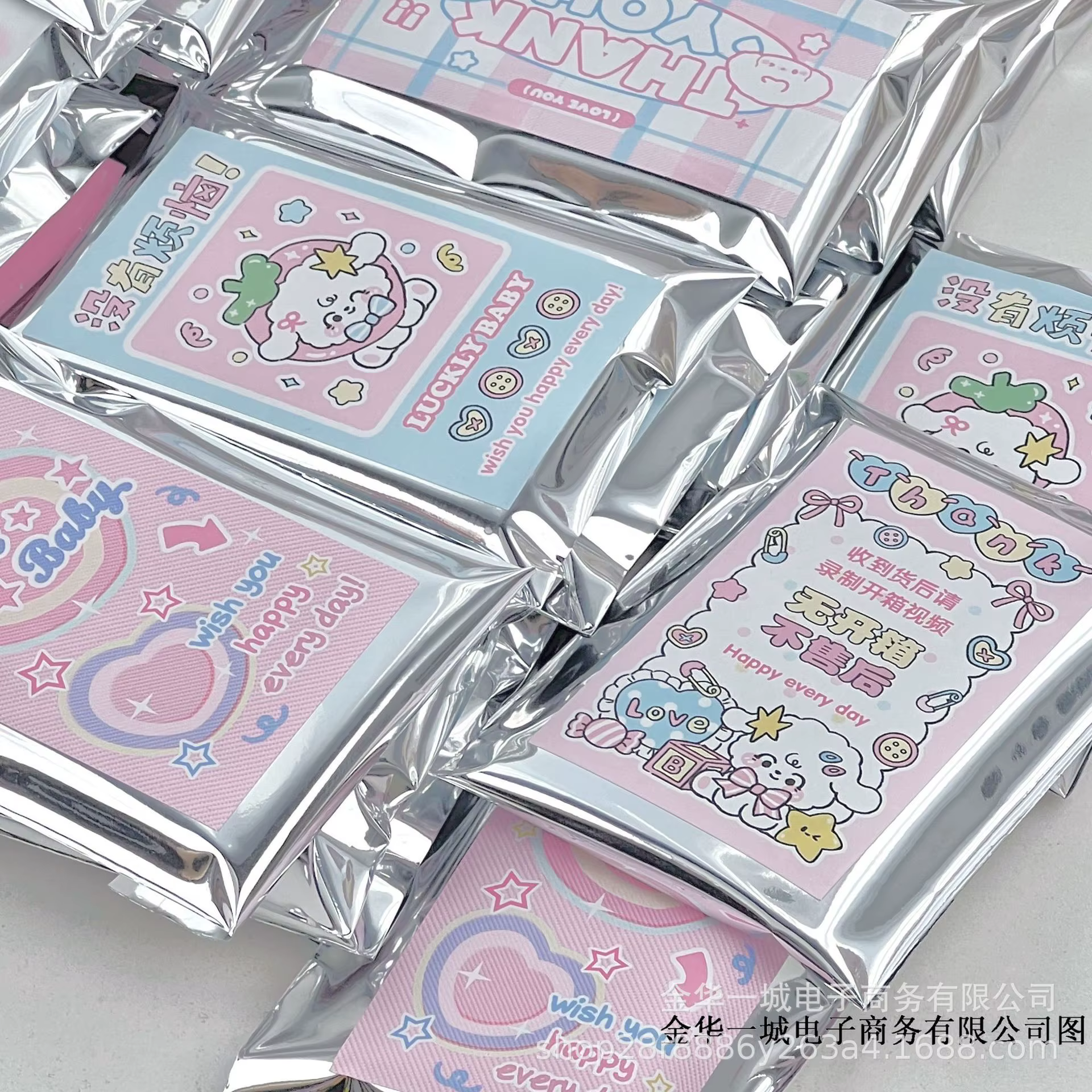 Bolsa hermética autoadhesiva plata – Diseño coreano para ropa de bebé - imagen 4