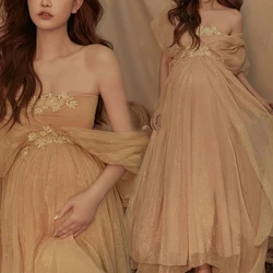 Vestido de maternidad para sesión fotográfica