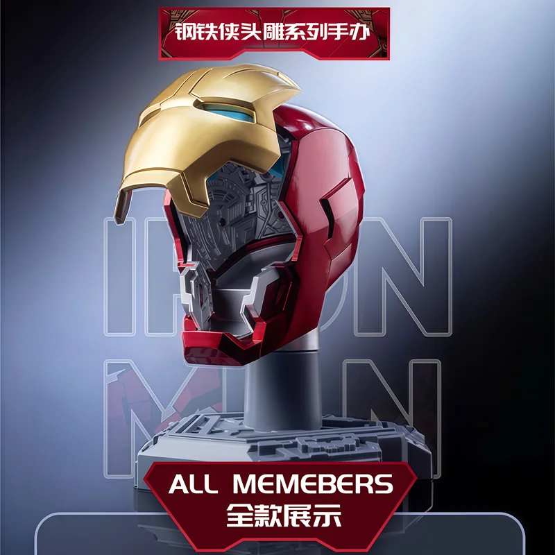 MORSTORM Casco de Iron Man para montar Tony Stark, juguete - imagen 2
