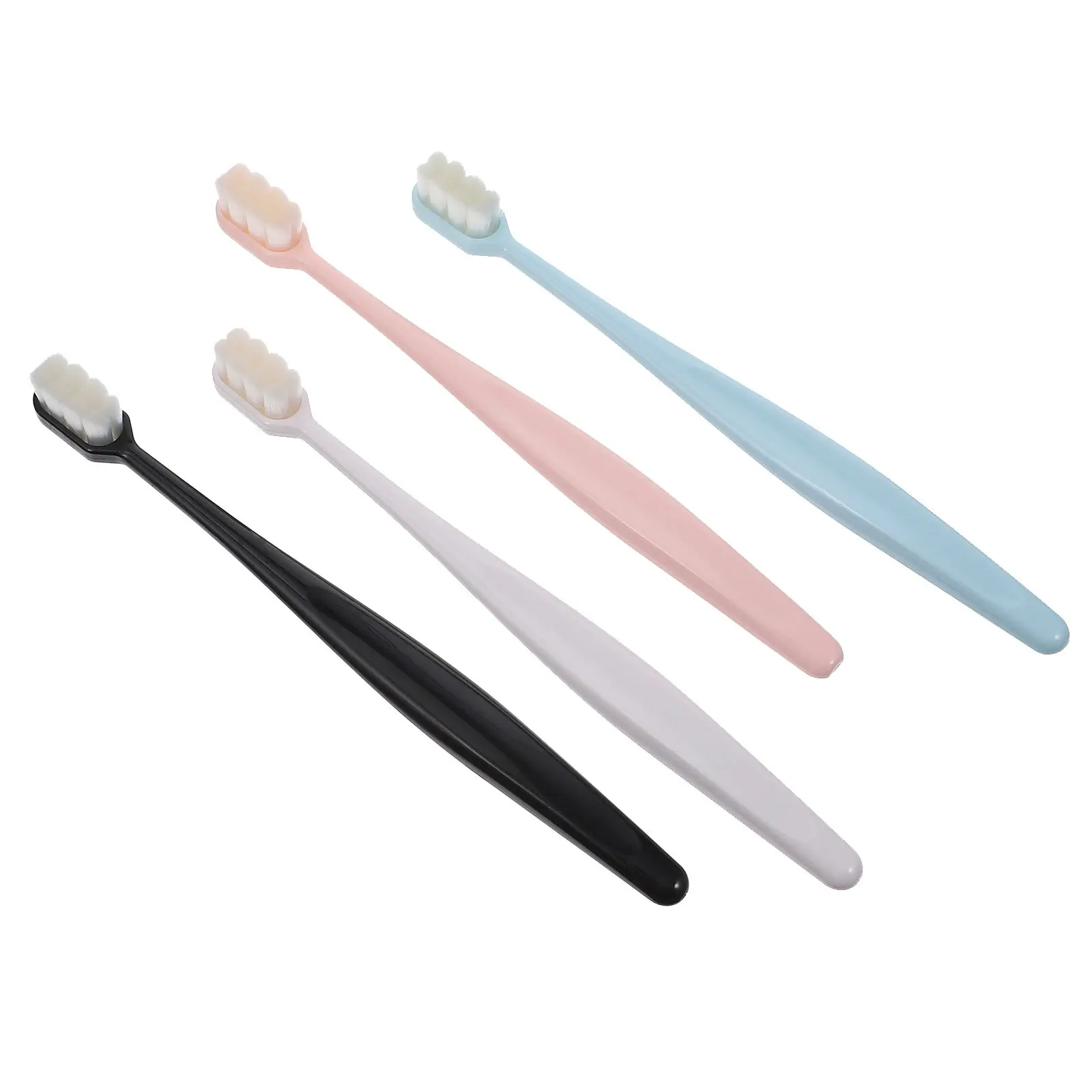 Set de 4 cepillos manuales con cerdas suaves