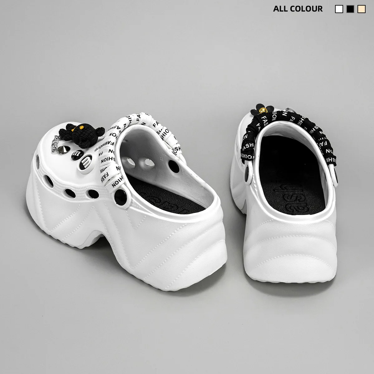 Sandalias de verano para mujer con suela gruesa y cuña - imagen 2