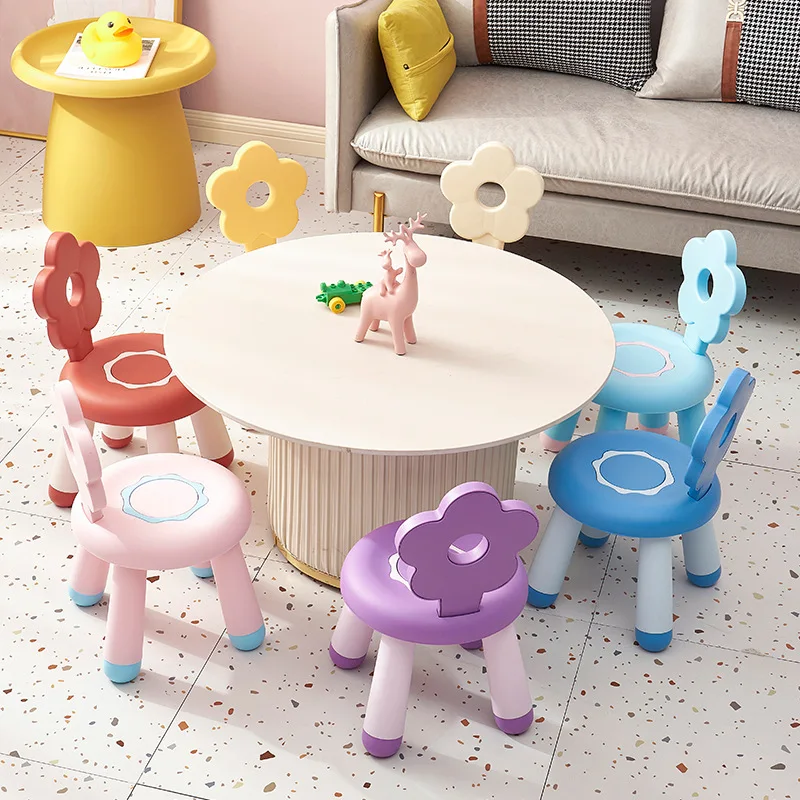 LazyChild Banco Infantil con Respaldo – Silla Estudio Plástica - imagen 4