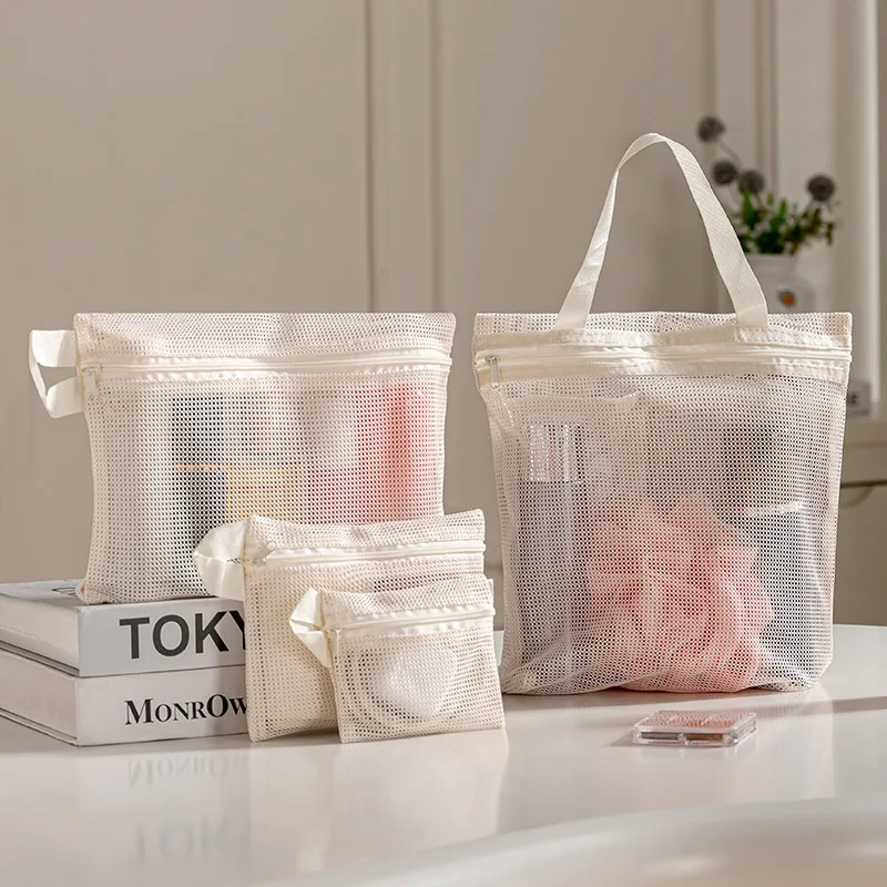 Bolsa de aseo portátil para viajes con asa y gran capacidad práctica - imagen 3