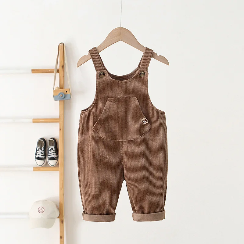 Monos de pana para niños otoñales con ajuste cómodo - imagen 2
