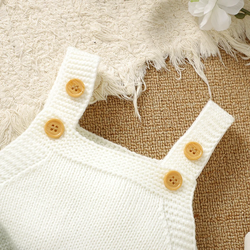 Conjunto de bebé invierno: cárdigan con botones y pelele mangas largas - imagen 2