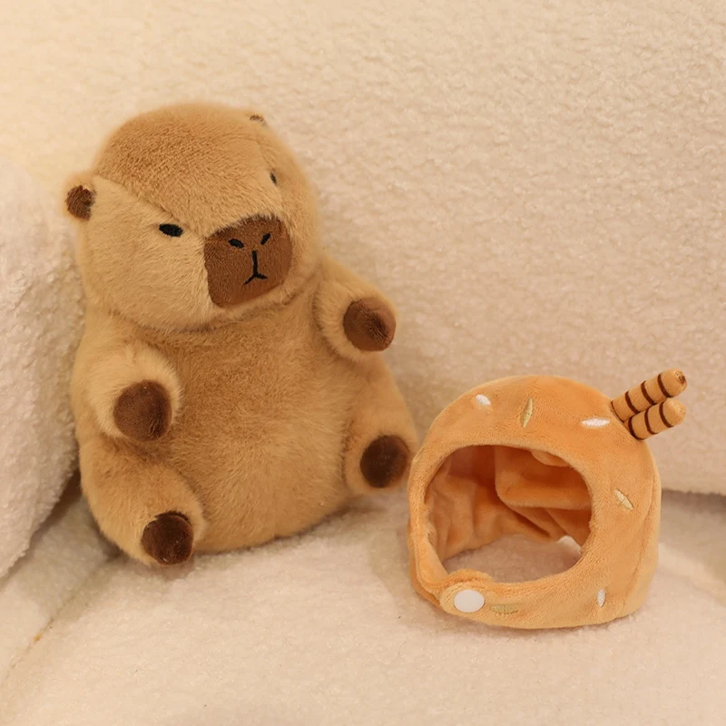 Vista del peluche capibara