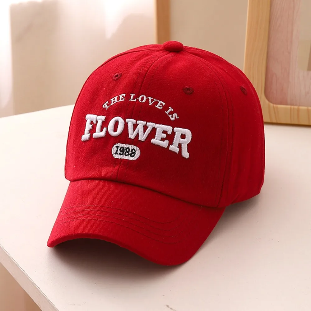 Gorra de béisbol bordada floral ajustable unisex primavera otoño
