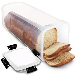 Caja de pan hermética tipo cajón con tapa para conservar