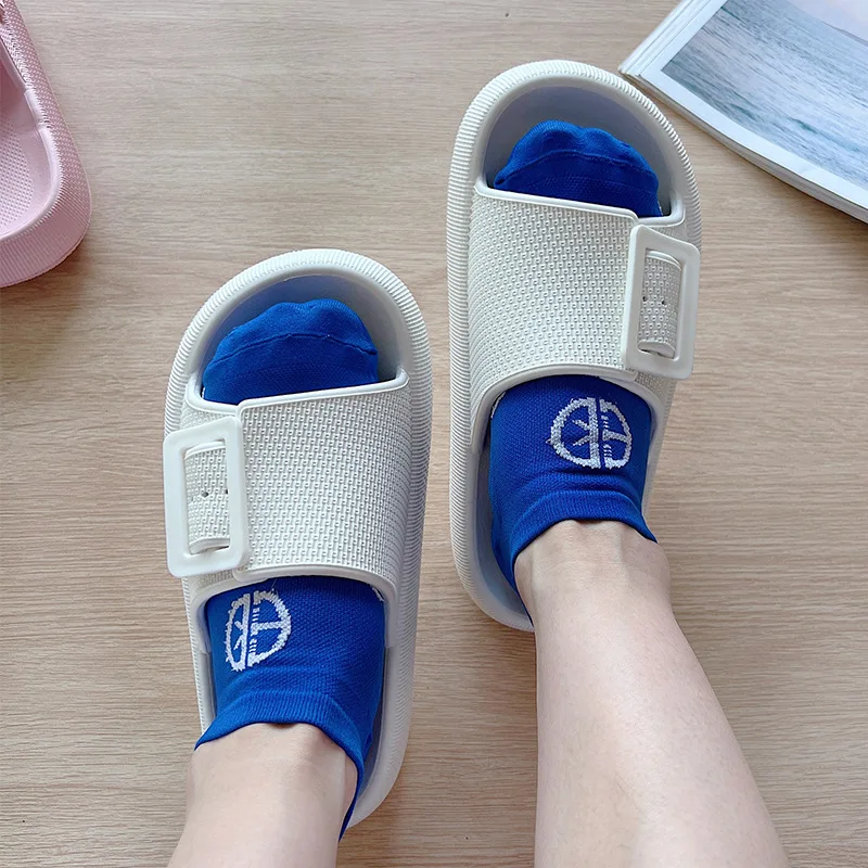 Zapatillas de ducha antideslizantes de EVA, sandalias gruesas - imagen 4