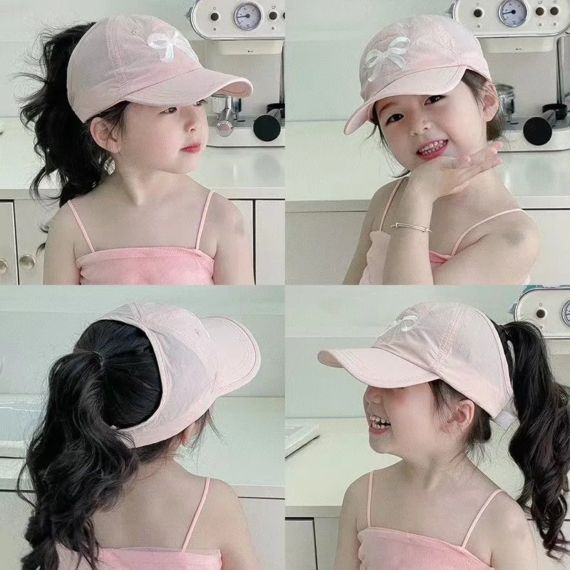 Gorra rosa vista frontal