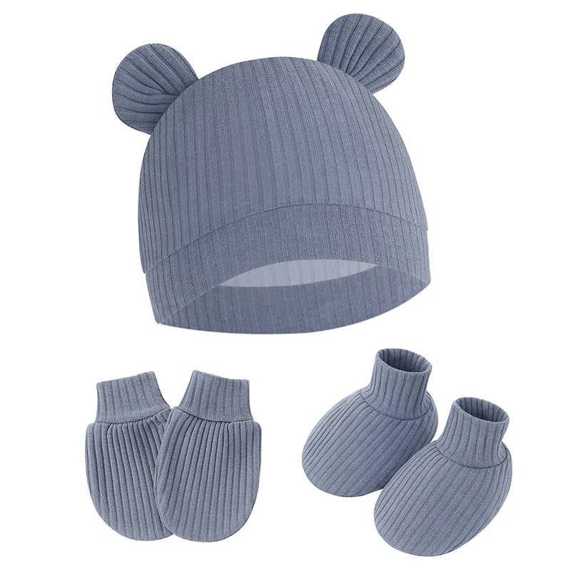 Set para bebé con gorro de doble oreja
