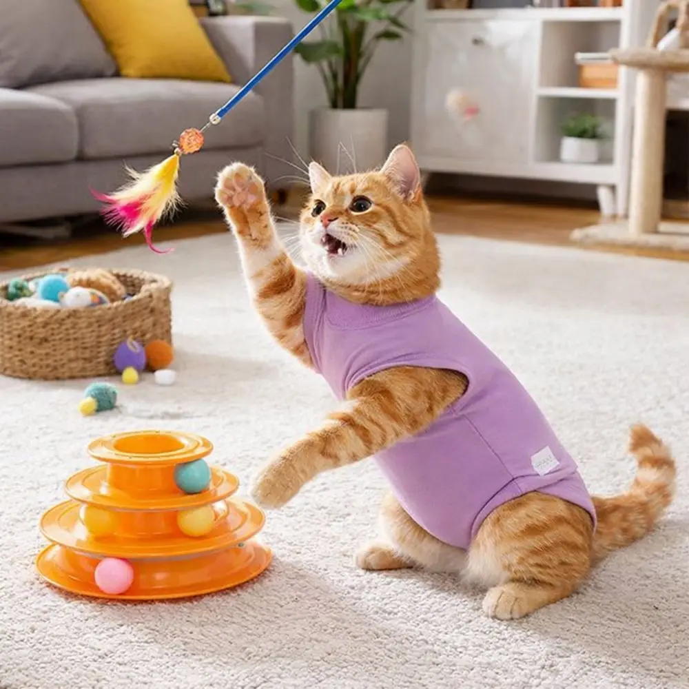 Traje de recuperación elástico ajustable anti-lamido lavable suave - imagen 3