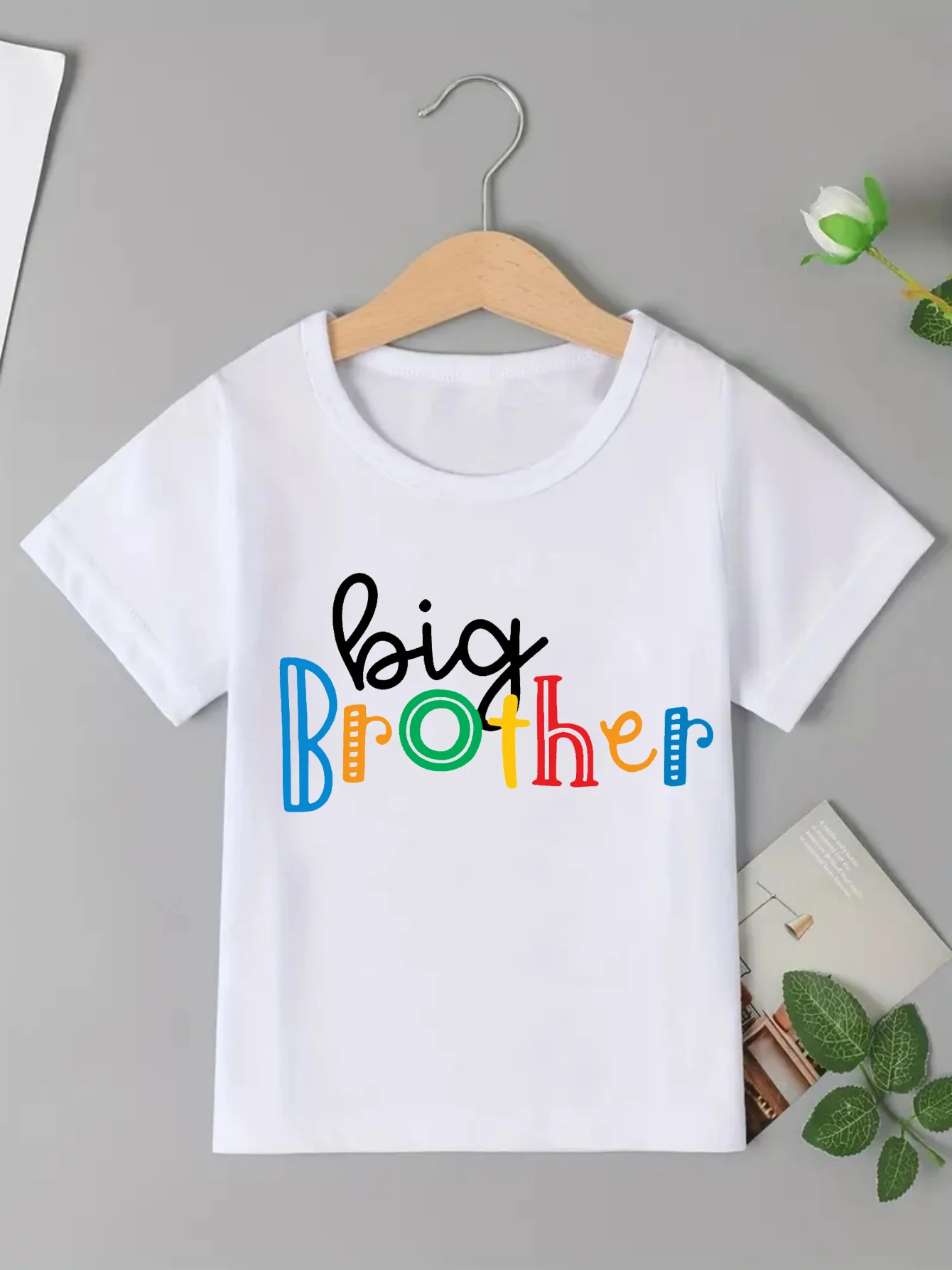 Camiseta de verano con estampado familiar de hermano y hermana - imagen 3