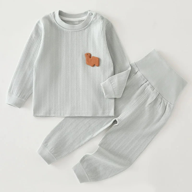 Conjunto infantil unisex de manga larga con estampado de dibujos - imagen 4