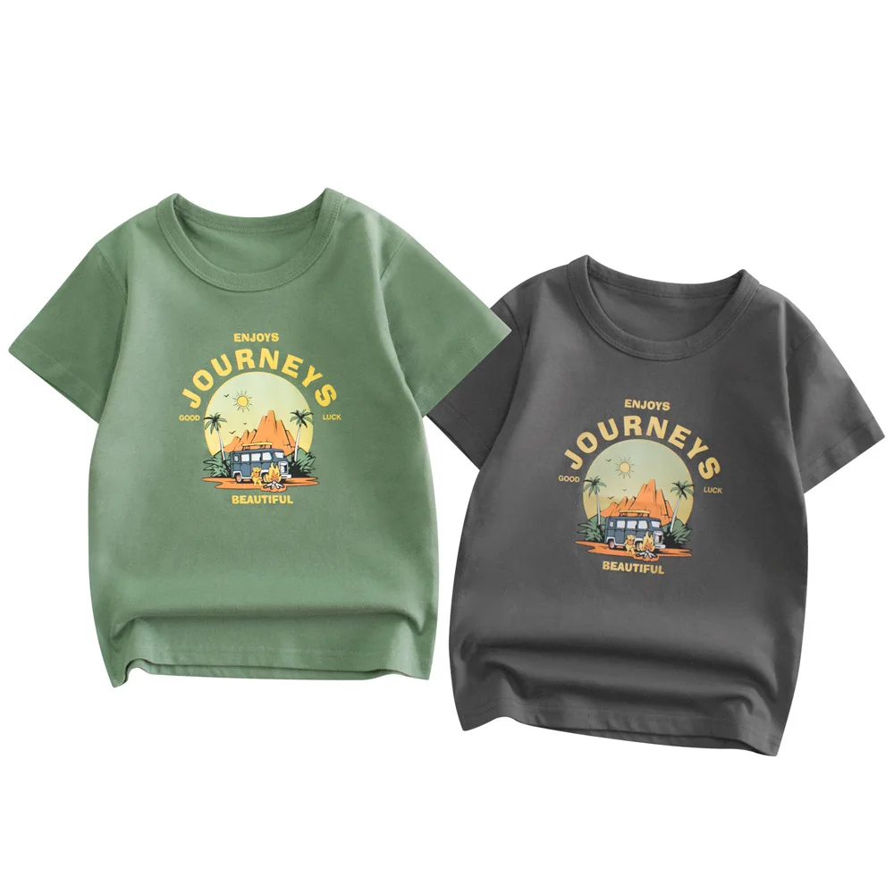 Camisetas de manga corta con dibujos animados para niños - imagen 5