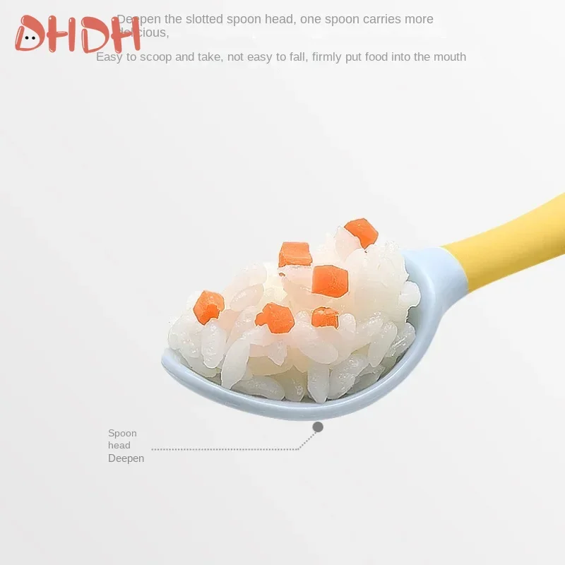 Cubiertos de silicona para bebé: juego de cuchara y tenedor, suaves - imagen 5