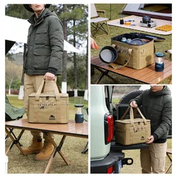 Bolsa de almacenamiento impermeable para camping de gran capacidad
