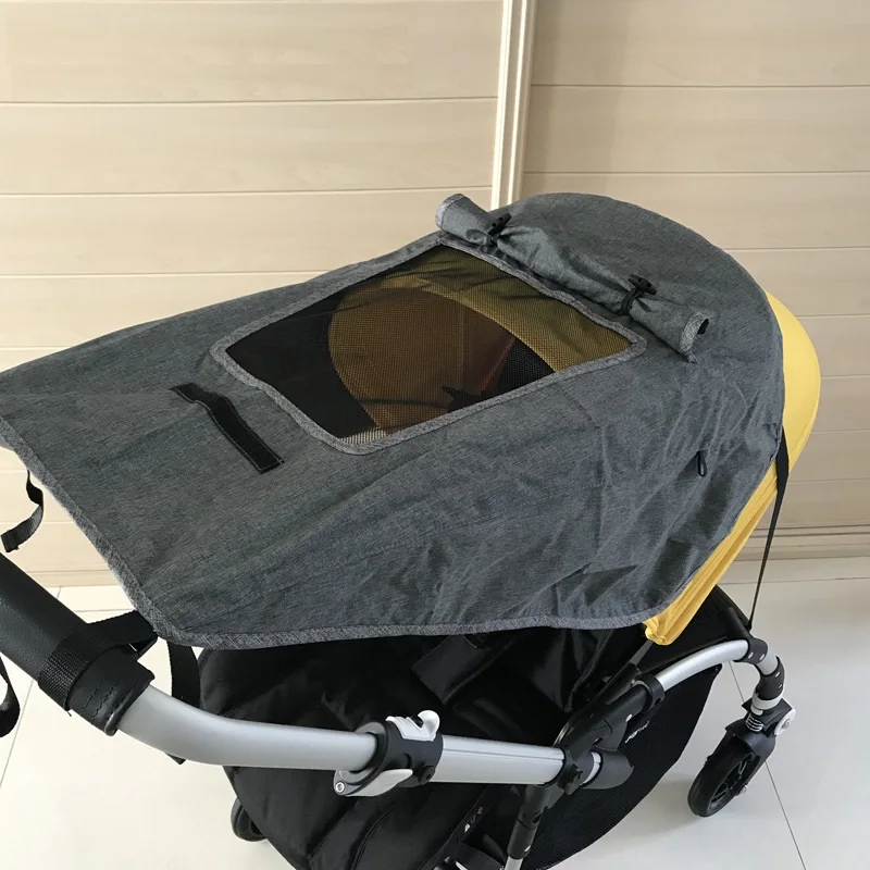 Accesorios universales para cochecito de bebé con parasol UV y visor - imagen 4