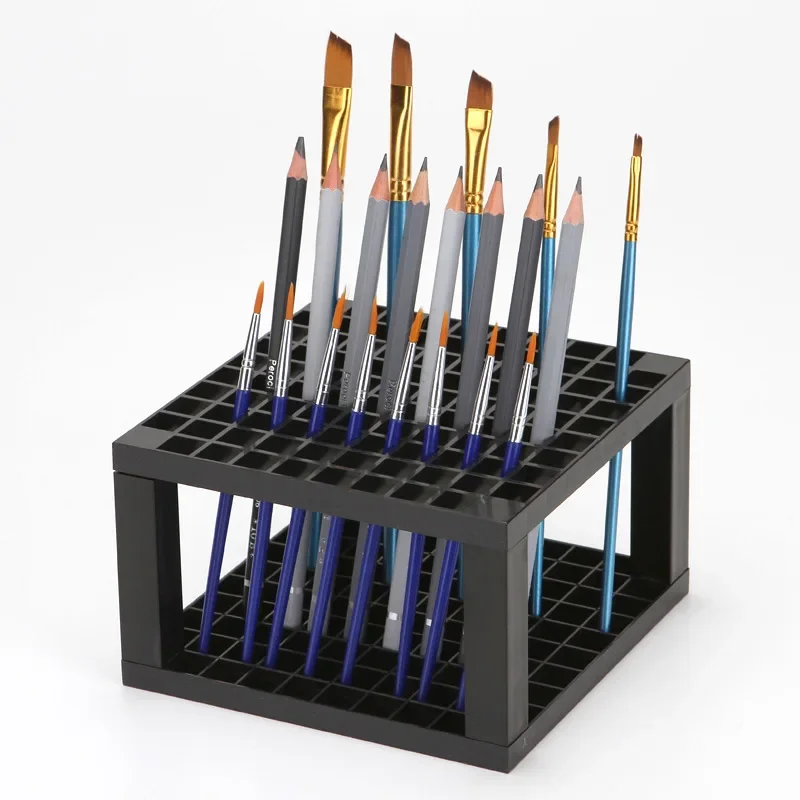 Organizador portátil de pinceles de acuarela con agujeros – Estuche artístico