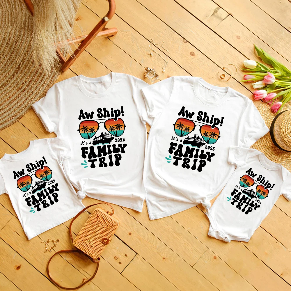 Camisas familiares padre e hijo Aw Ship – Estilo Crucero - imagen 4