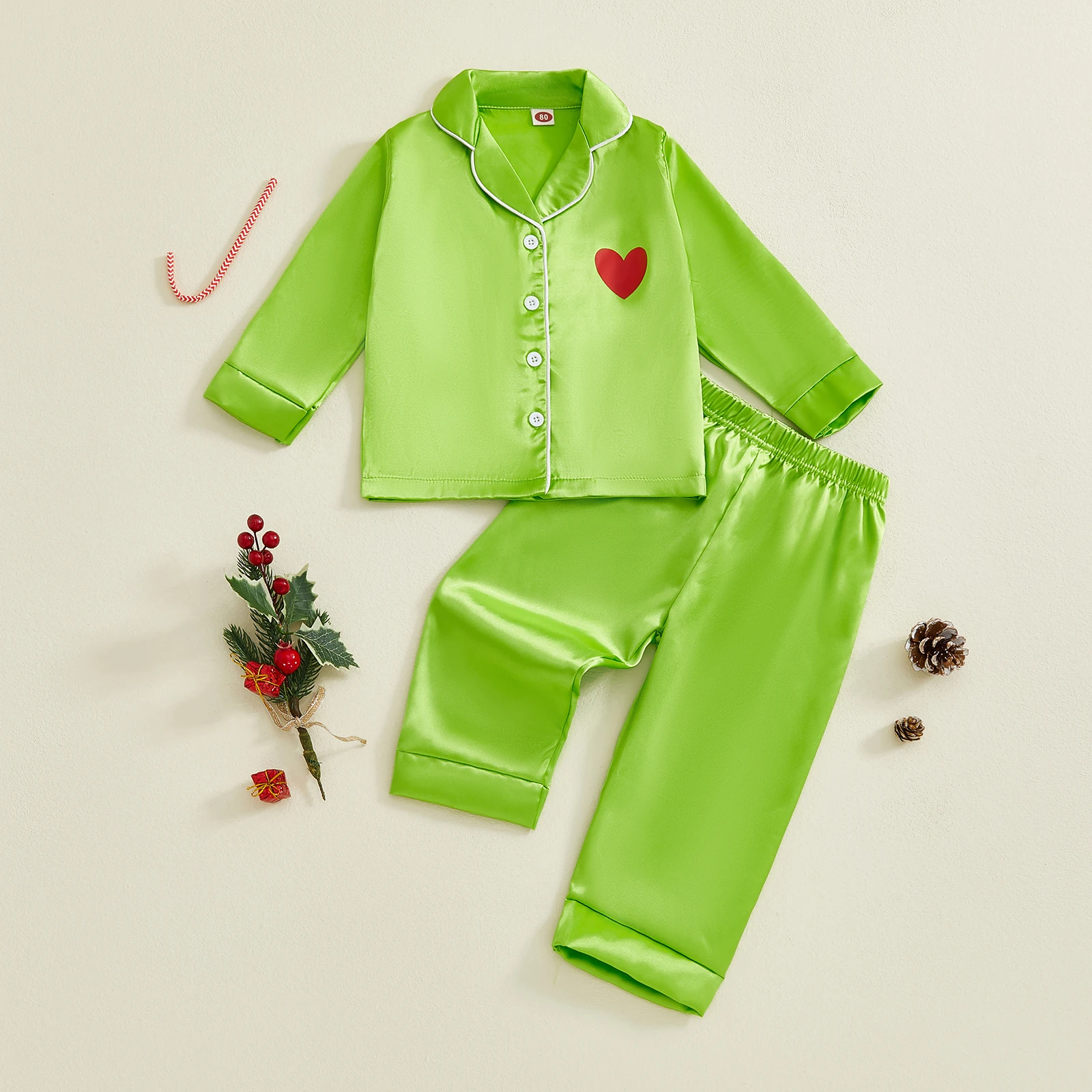 Pijama de satén para niños y niñas – Suave y elegante - imagen 4