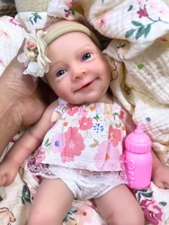 Muñeca reborn de silicona Sebastian, cuerpo lavable y lisa