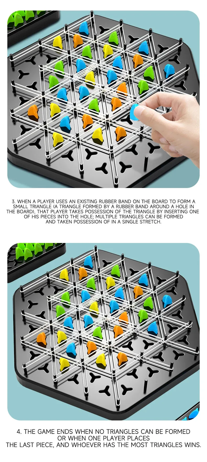 Embalaje del producto con las piezas visibles en su interior