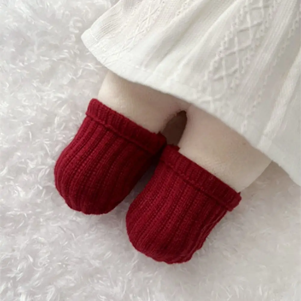 Calcetines rosa y beige